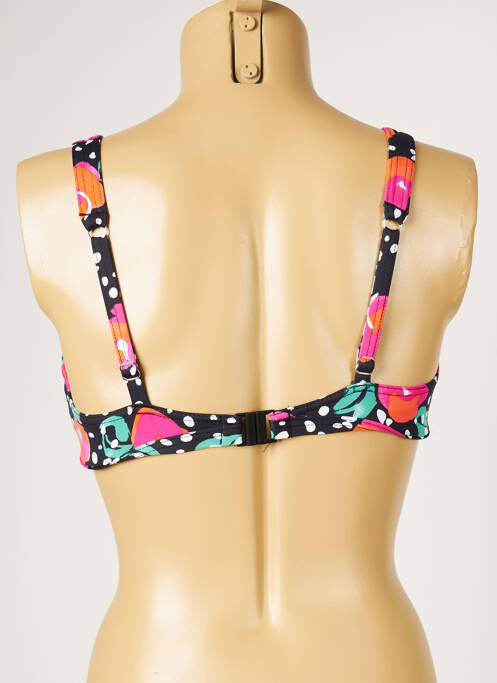 Haut de maillot de bain noir LIVIA pour femme