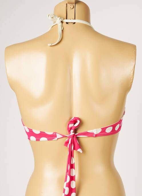 Haut de maillot de bain rose LIVIA pour femme