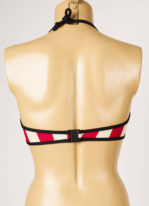 Haut de maillot de bain rouge LIVIA pour femme