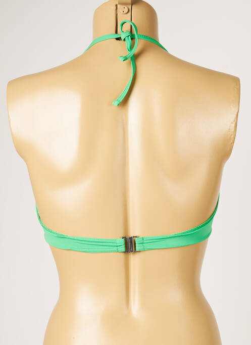 Haut de maillot de bain vert LIVIA pour femme