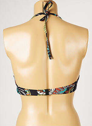 Haut de maillot de bain stretch haut bandeau noir LIVIA femme