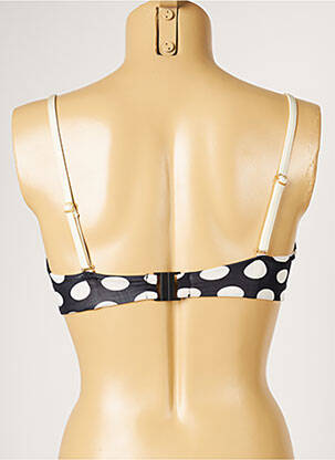 Haut de maillot de bain stretch haut soutien-gorge balconnet bleu LIVIA femme