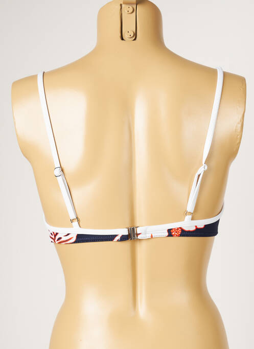 Haut de maillot de bain bleu LIVIA femme