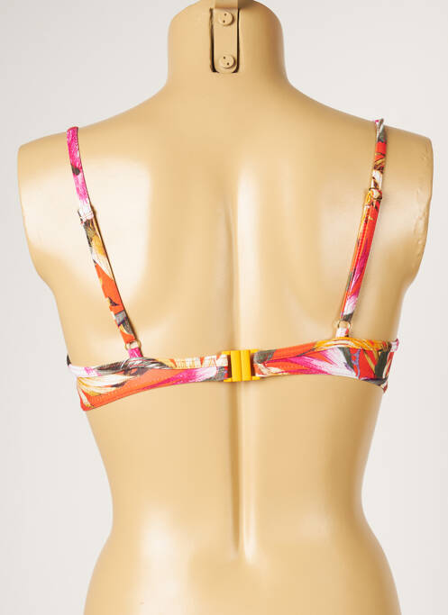 Haut de maillot de bain orange LIVIA pour femme