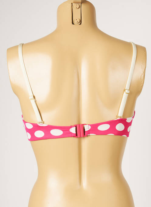 Haut de maillot de bain rose LIVIA pour femme