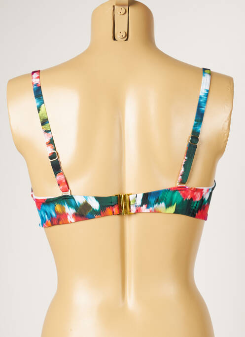 Haut de maillot de bain vert LIVIA pour femme