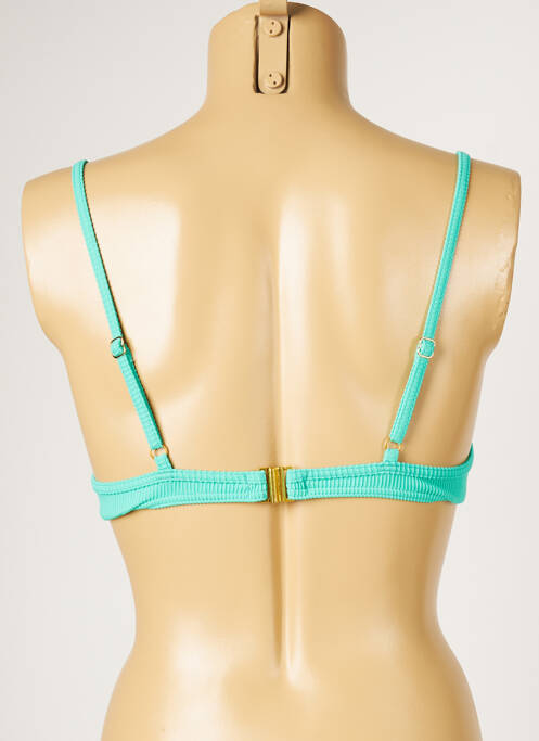 Haut de maillot de bain vert LIVIA pour femme