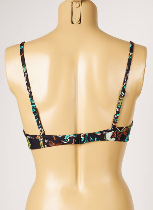 Haut de maillot de bain noir LIVIA pour femme