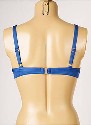 Haut de maillot de bain stretch bleu LIVIA femme