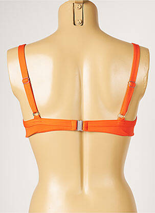 Haut de maillot de bain stretch orange LIVIA femme