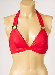 Haut de maillot de bain stretch rouge LIVIA femme