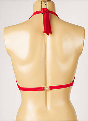 Haut de maillot de bain stretch rouge LIVIA femme