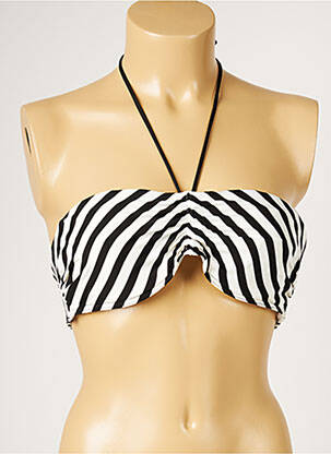 Haut de maillot de bain stretch noir LIVIA femme