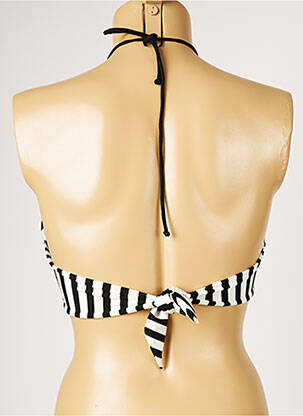 Haut de maillot de bain stretch noir LIVIA femme