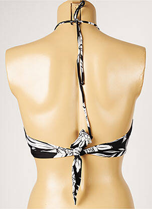Haut de maillot de bain stretch noir LIVIA femme