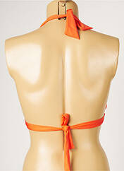 Haut de maillot de bain orange LIVIA pour femme seconde vue