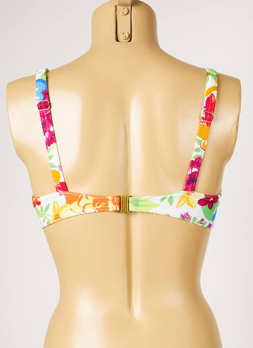 Haut de maillot de bain blanc LIVIA pour femme