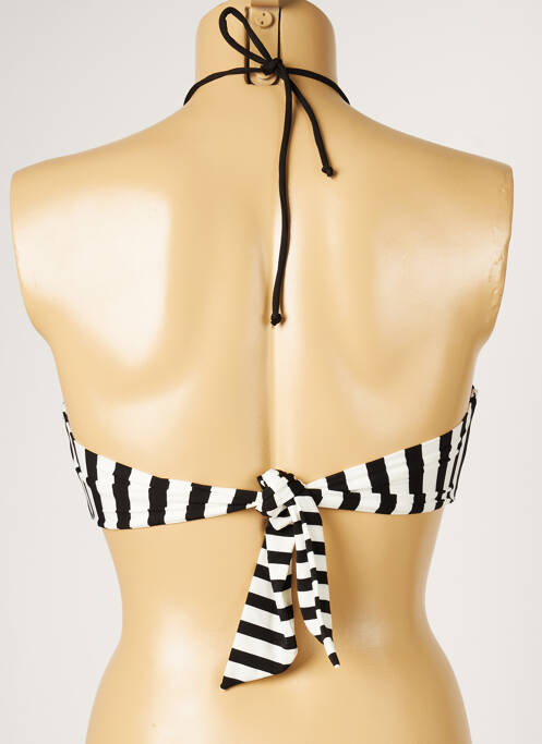 Haut de maillot de bain noir LIVIA pour femme