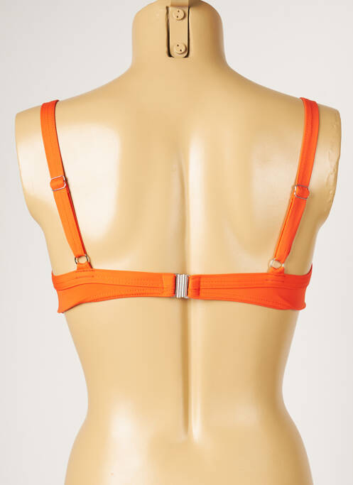 Haut de maillot de bain orange LIVIA pour femme