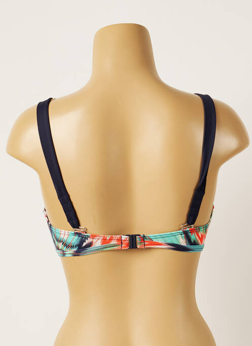 Haut de maillot de bain bleu LIVIA pour femme