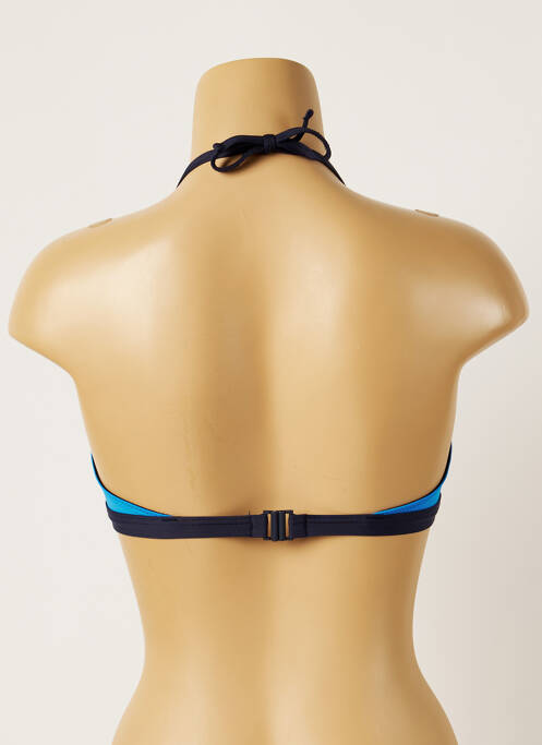 Haut de maillot de bain bleu LIVIA pour femme