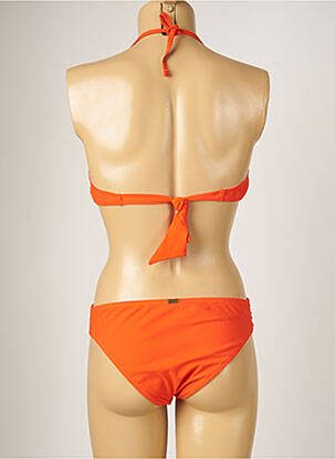 Maillot de bain 2 pièces stretch haut soutien-gorge moulé orange BANANA MOON femme