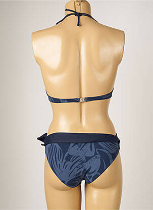 Maillot de bain 2 pièces stretch bleu BANANA MOON femme