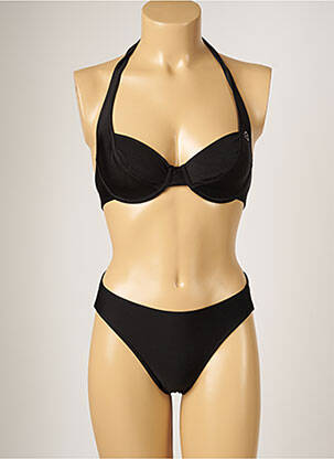 Maillot de bain 2 pièces stretch noir BANANA MOON femme