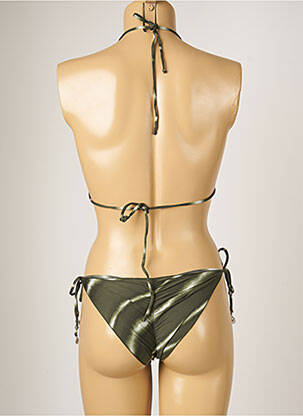 Maillot de bain 2 pièces stretch haut soutien-gorge moulé vert BANANA MOON femme
