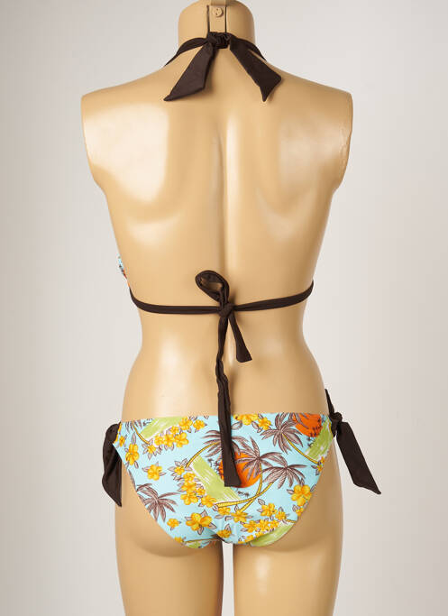 Maillot de bain 2 pièces bleu BANANA MOON pour femme