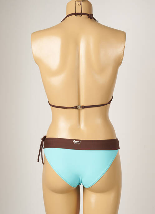 Maillot de bain 2 pièces bleu BANANA MOON pour femme