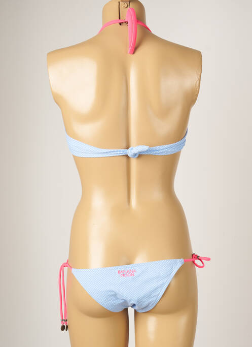 Maillot de bain 2 pièces bleu BANANA MOON pour femme
