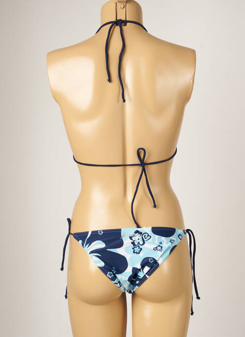 Maillot de bain 2 pièces bleu BANANA MOON pour femme