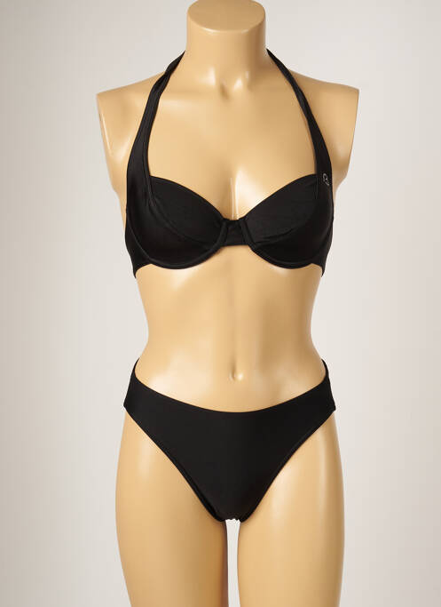 Maillot de bain 2 pièces stretch noir BANANA MOON femme