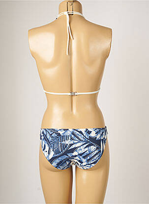 Maillot de bain 2 pièces stretch bleu BANANA MOON femme