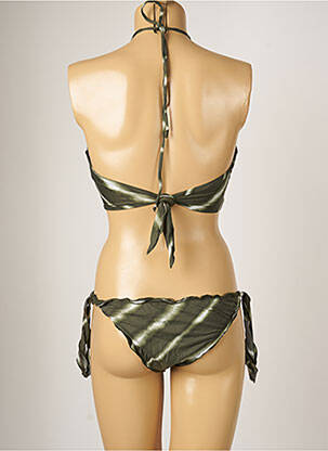 Maillot de bain 2 pièces stretch haut soutien-gorge moulé vert BANANA MOON femme