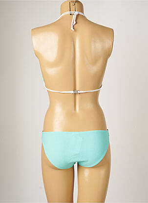 Maillot de bain 2 pièces stretch haut triangles bleu BANANA MOON femme