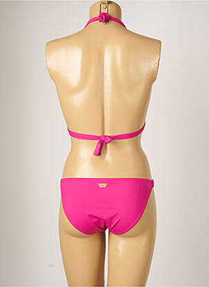 Maillot de bain 2 pièces stretch haut soutien-gorge moulé rose BANANA MOON femme