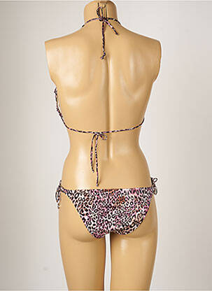 Maillot de bain 2 pièces stretch haut soutien-gorge moulé violet BANANA MOON femme