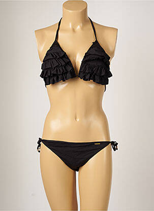 Maillot de bain 2 pièces stretch haut soutien-gorge moulé noir BANANA MOON femme