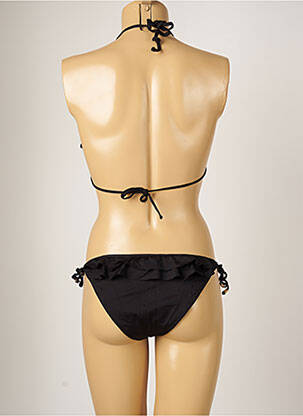 Maillot de bain 2 pièces stretch haut soutien-gorge moulé noir BANANA MOON femme