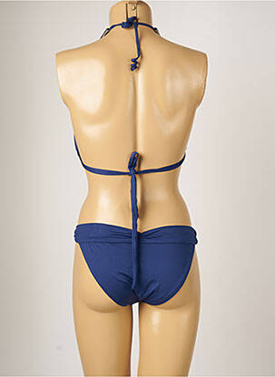 Maillot de bain 2 pièces stretch haut soutien-gorge moulé bleu BANANA MOON femme