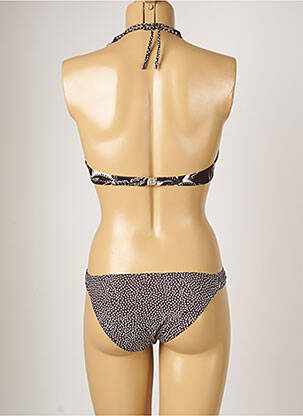 Maillot de bain 2 pièces stretch marron BANANA MOON femme