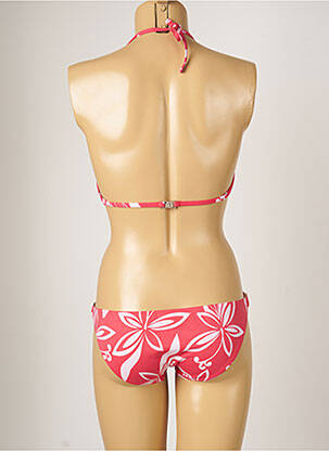Maillot de bain 2 pièces stretch haut soutien-gorge moulé rose BANANA MOON femme