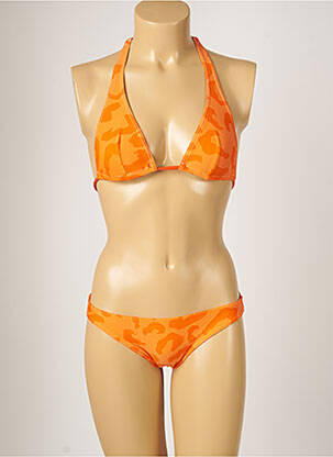 Maillot de bain 2 pièces stretch orange BANANA MOON femme