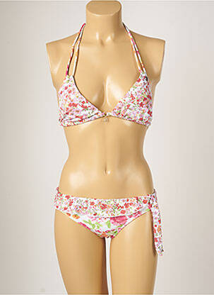 Maillot de bain 2 pièces stretch rose BANANA MOON femme