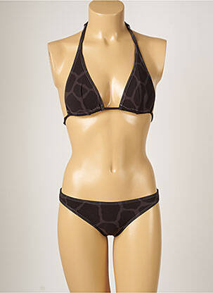 Maillot de bain 2 pièces stretch noir BANANA MOON femme