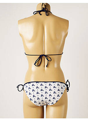 Maillot de bain 2 pièces stretch haut soutien-gorge avec mousse de rembourrage amovible gris BANANA MOON femme