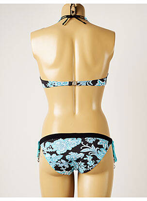 Maillot de bain 2 pièces stretch haut soutien-gorge balconnet bleu BANANA MOON femme