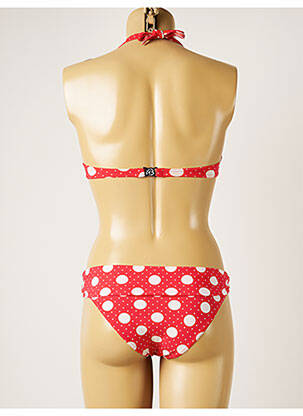 Maillot de bain 2 pièces stretch haut soutien-gorge emboitant rouge BANANA MOON femme